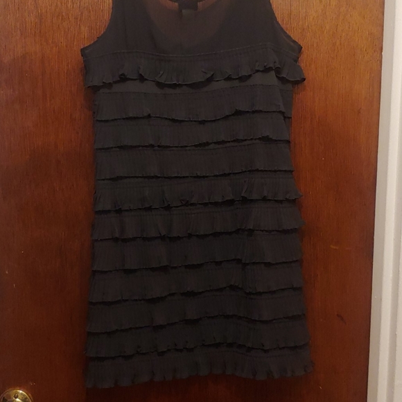 Grey Ruffle Dress - Picture 2 of 2